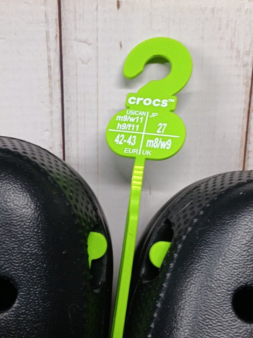 Crocs Mens 9/ Womens 11 Black Classic Brand New with Original Bag - Picture 4 of 7
